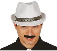 Chapeau de Gangster Blanc Éco