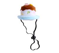 Chapeau de gâteau d'anniversaire réglable pour chats et chiens, costume d'animal de compagnie, joli petit couvre-chef, fête d'anniversaire pour animaux de compagnie