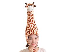 Chapeau de girafe nouveau, accessoire de costume de performance pour adultes, chapeaux de fête amusants | Accessoire exclusif pour costumes d'animaux, utile pour