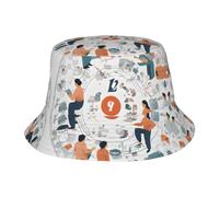 Chapeau De Godet J'Adore Les Illustrations Des Années 90 Mode Chapeau Bob | frais Seau Chapeau hommes Chapeau De Soleil Pour Pêche vacances randonnée