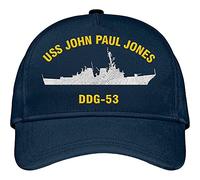 Chapeau De Golf John Paul Jones DDG 53 Navire Motif Marine Chapeau De Soleil pour Randonnée Unisexe Casquettes Sport Respirant Eté Casquette Femme