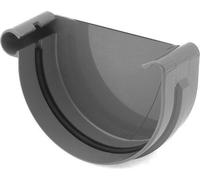 Chapeau de gouttière gauche graphite Système 75