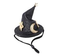 Chapeau de hamster - Chapeau de lapin pour animal de compagnie, chapeau de magicien d'Halloween pour petit animal avec mentonnière élastique, costume de fête, chapeau de magicien pour chinchilla