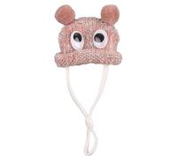 Chapeau de hamster tricoté fait à la main pour rester au chaud pendant l'hiver - Jolie photographie de carnaval offrant de la chaleur - Petit pour Noël