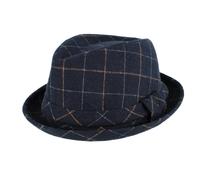 Chapeau De La Société San Diego Pour Homme À Carreaux Avec Bandeau Assorti