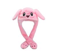 Chapeau De Lapin Oreilles,Bonnet Oreilles Qui Bougent,Drôle Lapin Sautant Oreilles,Peluche Oreille Animal Chapeau,Pour Filles, Fête, Vacances, Anniversaire, Déguisement, Cosplay, Cadeau