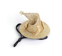 Chapeau de Lapin pour Animaux de Compagnie, Chapeaux pour Animaux de Compagnie pour Petits | Chapeau de Sorcier furets | Petit Chapeau créatif et pour de, avec mentonnière él