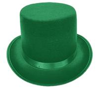 Chapeau de magicien à haut plat pour adulte - Pour spectacle de scène - Mascarades - Grand chapeau pour homme - Pour fête