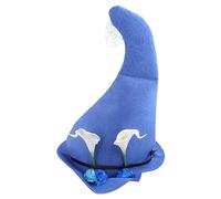 Chapeau de magicien coloré créatif pour Halloween avec belle fleur artificielle décor sorcières ornam noir sorcière homme avec voile atelier moderne femme Halloween bandeau violet, bleu, Taille unique
