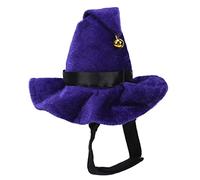 Chapeau de Magicien de Chat avec Cloche d'étoile, Chapeau Amusant et Doux pour Animaux de Compagnie, pour Jeux de Rôle et Vacances