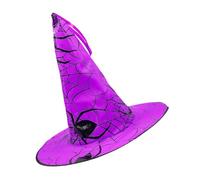 Chapeau De Magicien D'Halloween, Chapeau D'araignée | Chapeau De Spectacles De Théâtre - Chapeau Décoratif, Objets De Scène De Vacances, Chapeau De Costume Cosplay, Accessoire De Costume Pour