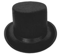 Chapeau de magicien haut-de-forme classique for spectacles sur scène, performances, événements formels, accessoires de déguisement, spectacle de théâtre, couvre-chef, tenue de fête de Noël, design élé