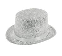 Chapeau de magicien haut-de-forme classique for spectacles sur scène, performances, événements formels, accessoires de déguisement, spectacle de théâtre, couvre-chef, tenue de fête de Noël, design élé