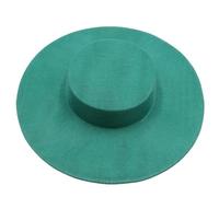 Chapeau De Mariage 31CM Fascinates Base Big Cap Mariage Chapellerie Fournitures DIY Accessoires Cheveux Chapeau Femmes Église Coiffe(Green1)