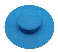 Chapeau De Mariage 31CM Fascinates Base Big Cap Mariage Chapellerie Fournitures DIY Accessoires Cheveux Chapeau Femmes Église Coiffe(Lake Blue)