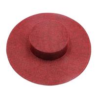 Chapeau De Mariage 31CM Fascinates Base Big Cap Mariage Chapellerie Fournitures DIY Accessoires Cheveux Chapeau Femmes Église Coiffe(Color6)