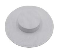 Chapeau De Mariage 31CM Fascinates Base Big Cap Mariage Chapellerie Fournitures DIY Accessoires Cheveux Chapeau Femmes Église Coiffe(WHITE)