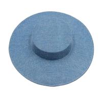 Chapeau De Mariage 31CM Fascinates Base Big Cap Mariage Chapellerie Fournitures DIY Accessoires Cheveux Chapeau Femmes Église Coiffe(LIGHT BLUE)