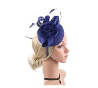 Chapeau De Mariage Chapeau Fascinator À Fleurs For Dame, Bandeau Avec Pinces, Pilulier Cocktail Tea Party Coiffe For Femmes(HA5803-10)