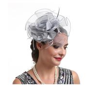 Chapeau De Mariage Chapeaux Fascinators à Fleurs for Dames avec Bandeau et Pinces, Coiffes de Cocktail Tea Party for Filles Femmes(8)