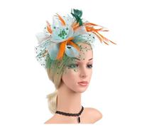 Chapeau De Mariage Fascinateurs Vintage for Femmes Chapeaux Ascinator for Mariage Et Église Bandeau Chapeau Casquettes Tea Party(Color5)