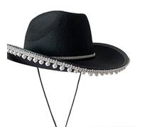 Chapeau de mariée chapeau de cowboy disco cowboy cowgirl enterrement de vie de jeune fille Fedoras fête de mariée cowgirl enterrement de vie de jeune fille