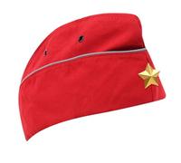Chapeau de marin étoile à cinq pointes pour spectacle de scène, spectacles sur scène, danseuse, adulte femme, coiffe de fête, costume de capitaine