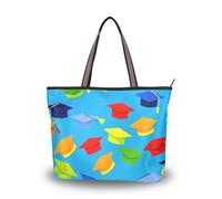 Chapeau de mortier de couleur dessin animé en tissu de soie avec fermeture éclair pour femme, sac à main tendance pour femme