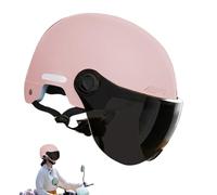 Chapeau de Moto léger, Demi-Couvre-Chef de Moto,Demi-tête Portable pour Motos - Fournitures de électrique de Protection Solaire, Couvre-Chef Ouvert pour vélo, croiseur, Scooter