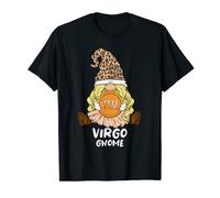 Chapeau de nain de Vierge avec signe du zodiaque Léopard pour filles et femmes T-Shirt