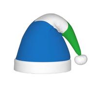 Chapeau de Noël avec drapeau de la Sierra Leone - Chapeau classique de Père Noël et Nouvel An - Parfait pour les fêtes de fin d'année, Halloween
