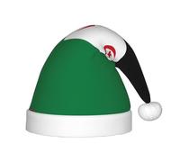 Chapeau de Noël avec drapeau du Sahara occidental - Chapeau classique de Père Noël et Nouvel An - Parfait pour les fêtes de fin d'année, Halloween