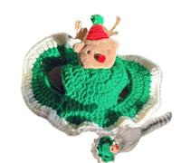 Chapeau De Noël Chien | Bonnet Doux Mignon De Père Noël pour Animal avec Trous d'oreille,Chapeau De pour Chat,pour Fête Vacances Hiver Garçons Filles Jeunes Adolescents Famille