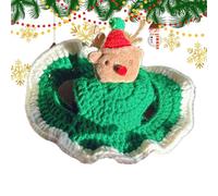 Chapeau De Noël Chien,Décoration Mignonne et Douce de Père Noël Tricotée,Chapeau De pour Chat | pour Fête Extérieur Nuit Jours Hiver Garçons Filles Jeunes Ados Famille