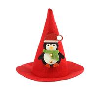 Chapeau De Noël Destiné Aux Animaux,Couvre Chef Festif Mignon Chaud Ajustable | Chapeau Costume Père Noël Pointu pour Chat | pour Dragon Barbu Moyen Grand Petit Fête Célébration Hiver Séance Photo