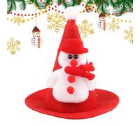 Chapeau De Noël Destiné Aux Animaux | Festif Ajustable Mignon Drôle | Petit Chapeau De Père Noël d'hiver pour Chat | pour Dragon Barbu Moyen Grand Petit Fête Célébration Hiver Séance Photo
