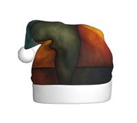 Chapeau de Noël en forme de pyramide, chapeau de Père Noël pour adultes, chapeau confortable en velours pour fête du Nouvel An