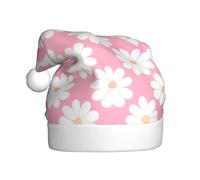 Chapeau de Noël en peluche pour adulte Motif camélia WHJSSF imprimé doux et confortable pour les fêtes, danses d'Halloween