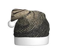 Chapeau de Noël en peluche pour adulte Motif WHJSHOP sensation de vertige avec toucher doux pour fête de Noël