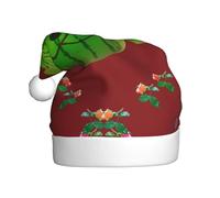 Chapeau de Noël en peluche pour adulte WHJSHOP Big Eye Pastèque Image douce et confortable pour les fêtes, danses d'Halloween
