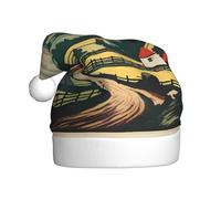 Chapeau de Noël en peluche pour adulte WHJSHOP Go to the countryside Motif doux et confortable pour les fêtes, danses d'Halloween