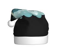 Chapeau de Noël en peluche pour adulte WHJSHOP Hide and Seek étoiles, image douce et confortable pour les fêtes, danses, Halloween