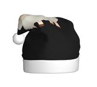 Chapeau de Noël en peluche pour adulte WHJSHOP Le petit mouton timide doux et confortable pour les fêtes, danses d'Halloween