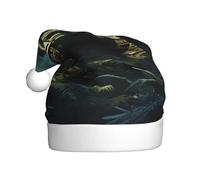 Chapeau de Noël en peluche pour adulte WHJSHOP Tanks in the Jungle Image douce et confortable pour les fêtes, danses d'Halloween