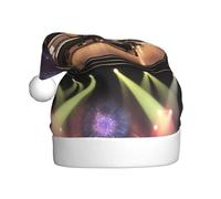 Chapeau de Noël en peluche pour adulte WHJSHOP Une soirée musicale Image douce et confortable pour les fêtes, danses d'Halloween
