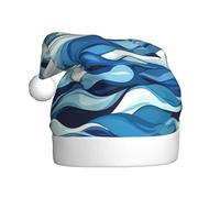 Chapeau de Noël en peluche pour adulte WHJSHOP Voilier sur la mer Image douce et confortable pour les fêtes danses Halloween