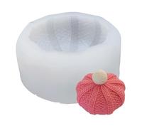 Chapeau de noël en Silicone, gâteau Mousse, bougie d'aromathérapie parfumée, 4 pièces Pour Bougie(White02)