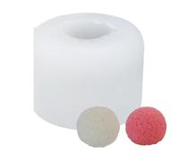 Chapeau de noël en Silicone, gâteau Mousse, bougie d'aromathérapie parfumée, 4 pièces Pour Bougie(White01)