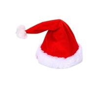 Chapeau de Noël pour Adultes électrique Chantant et Dansant, Bonnet de Père Noël Musical Amusant, Chapeau Noel Unisexe en Velours Classique pour Fête d'hiver, Nouvel an