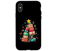 Chapeau de Noël pour conducteur de Chariot élévateur Coque pour iPhone X/XS